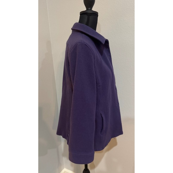 Bogner wool Jacket‎ Coat Collared Button Up Purple vintage - Picture 6 of 14
